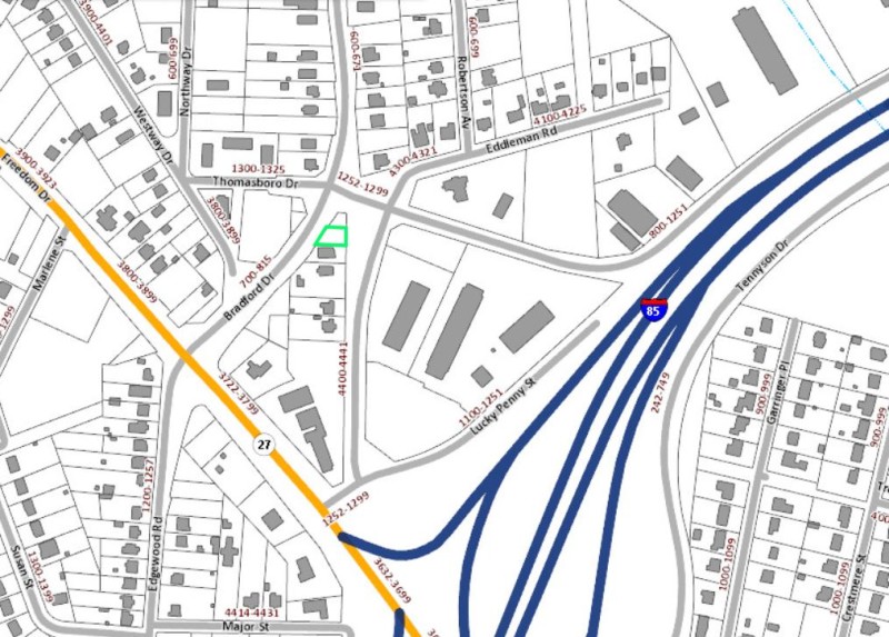 Tax Delinquent Property Listing at 4410 Eddleman Road, Charlotte, NC
